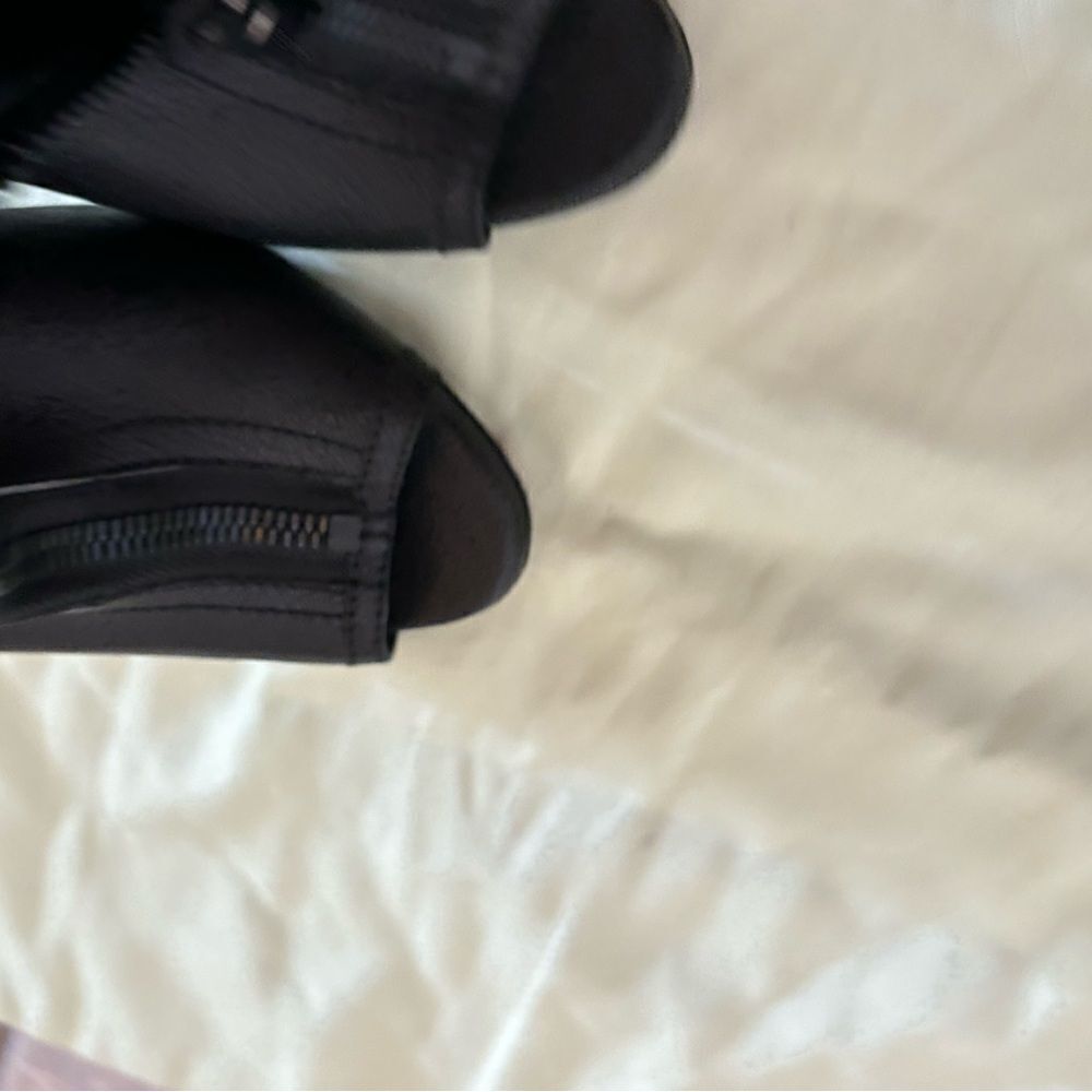 Burberry peep toe ankle bootie open toe dress shoes ankle boots zipper heels - Picture 3 of 12